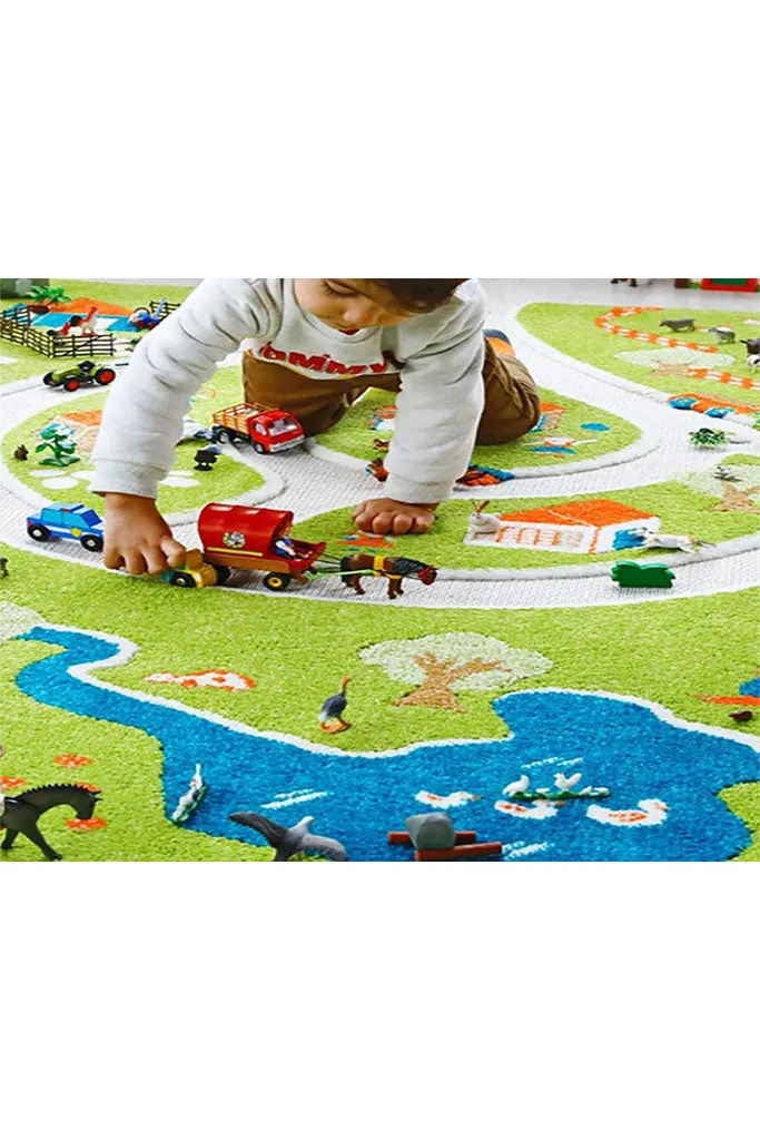 3D Play Rug - Farm (Medium)