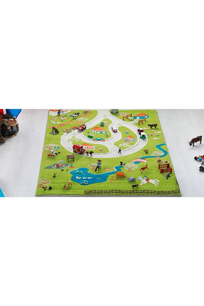 3D Play Rug - Farm (Medium)