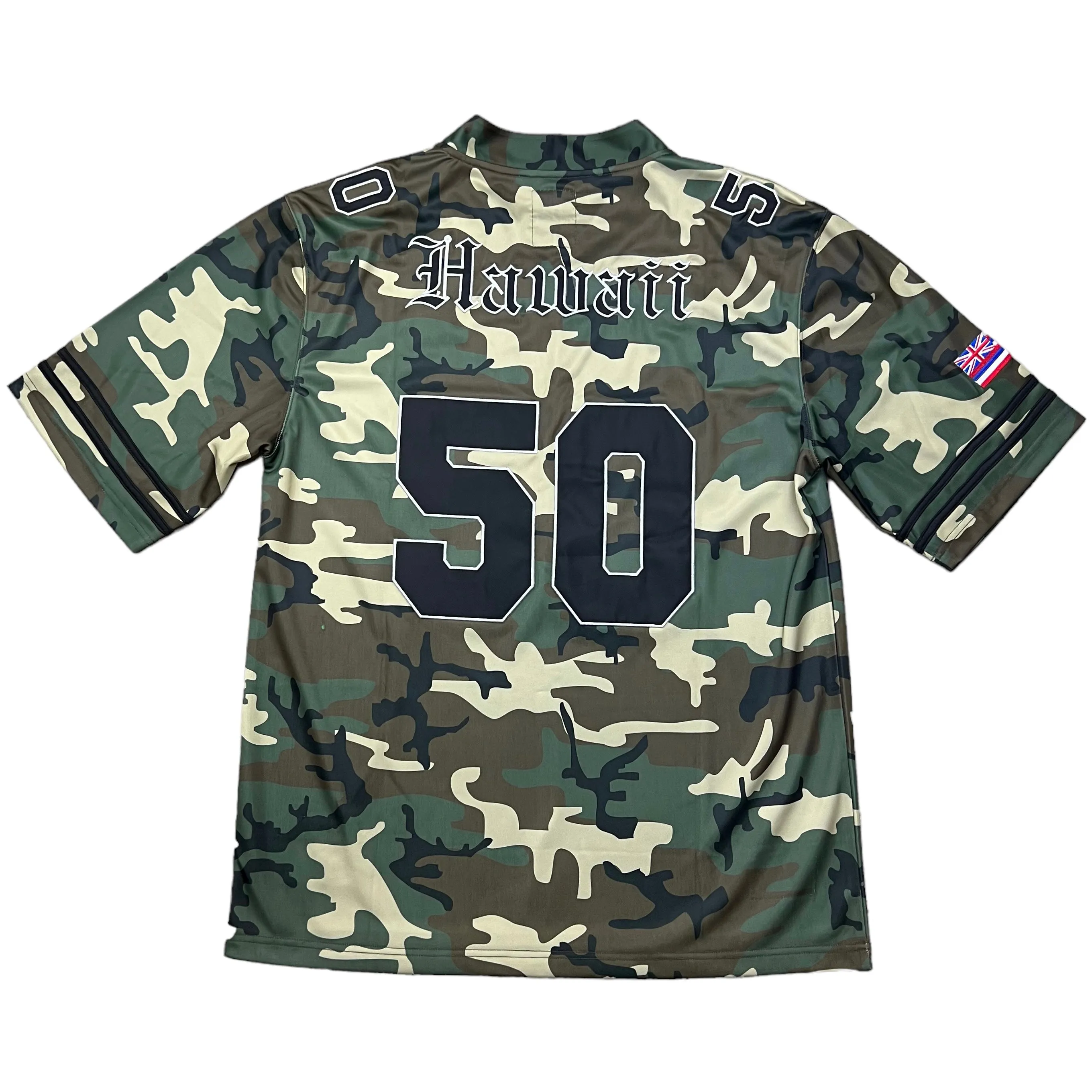 808ALLDAY #50 Camo Football Jersey