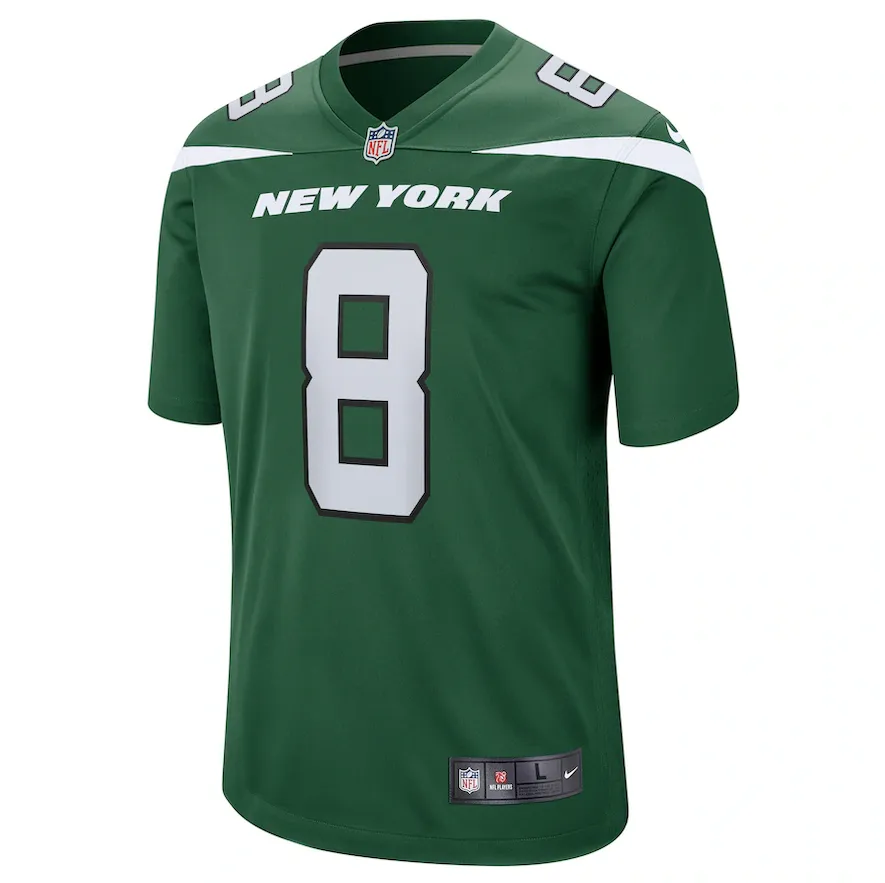 Aaron Rodgers New York Jets Nike Game Player Jersey - Gotham Green