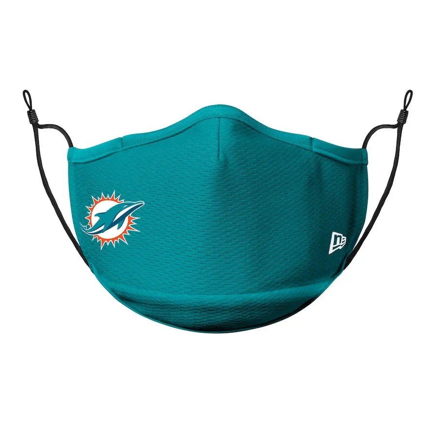 Adult Miami Dolphins NFL Football New Era Team Colour On-Field Adjustable Face Covering