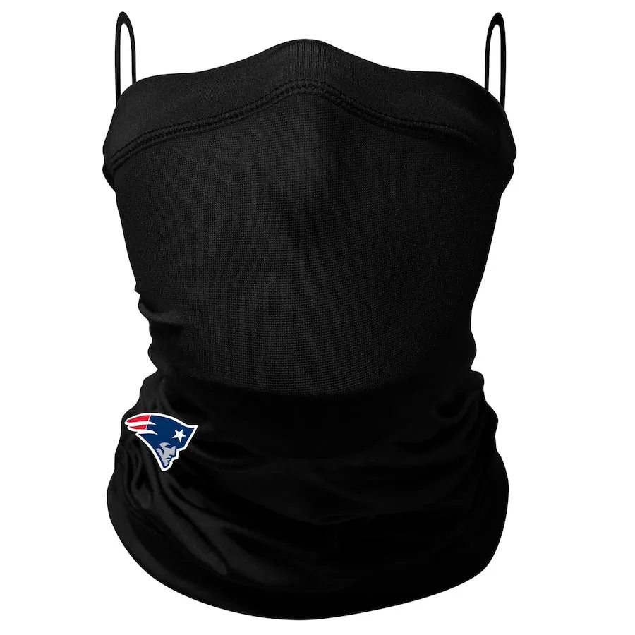 Adult New England Patriots NFL Football New Era Black On-Field 4 Way Stretch Neck Gaiter