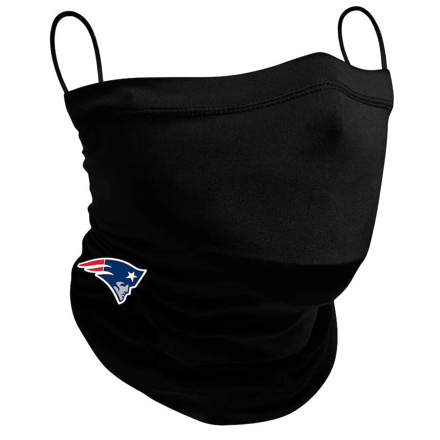 Adult New England Patriots NFL Football New Era Black On-Field 4 Way Stretch Neck Gaiter