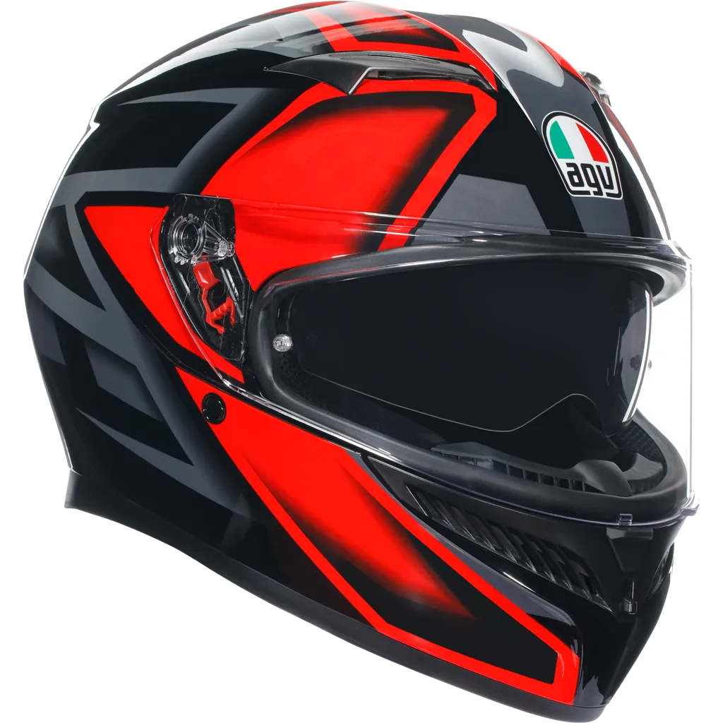 AGV K3 Compound - Black / Red