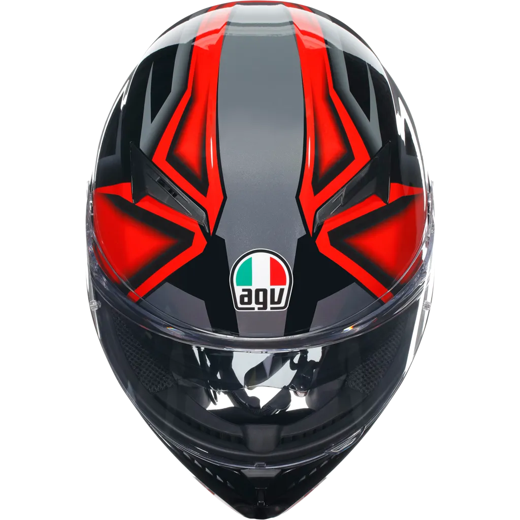 AGV K3 Compound - Black / Red