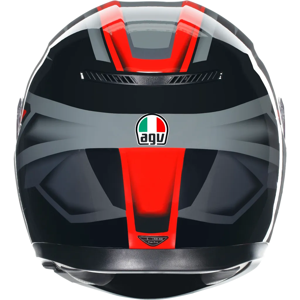 AGV K3 Compound - Black / Red