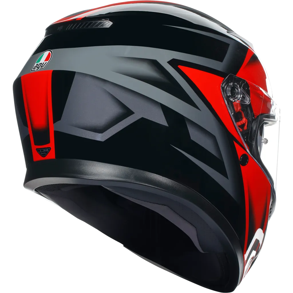 AGV K3 Compound - Black / Red