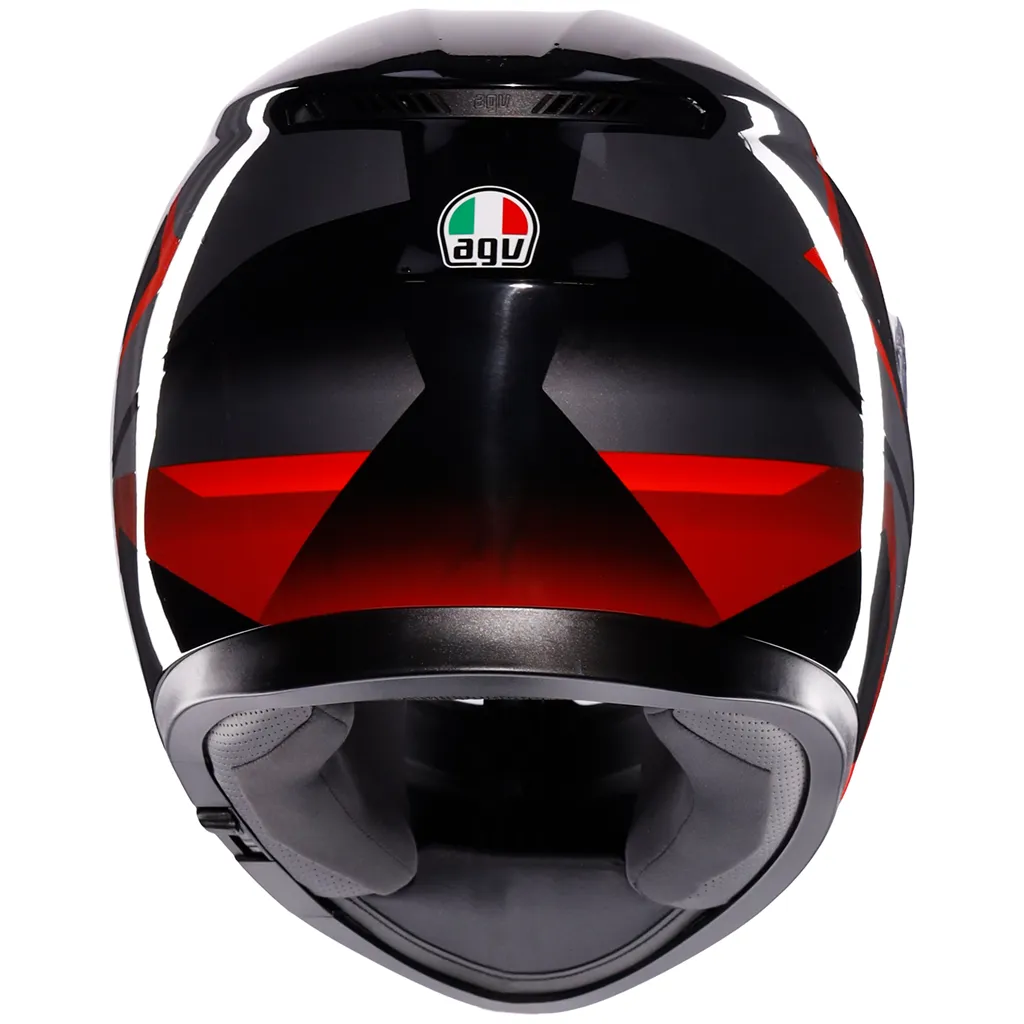 AGV K3 Striga - Matt Black / Grey / Red