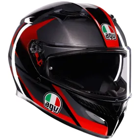 AGV K3 Striga - Matt Black / Grey / Red