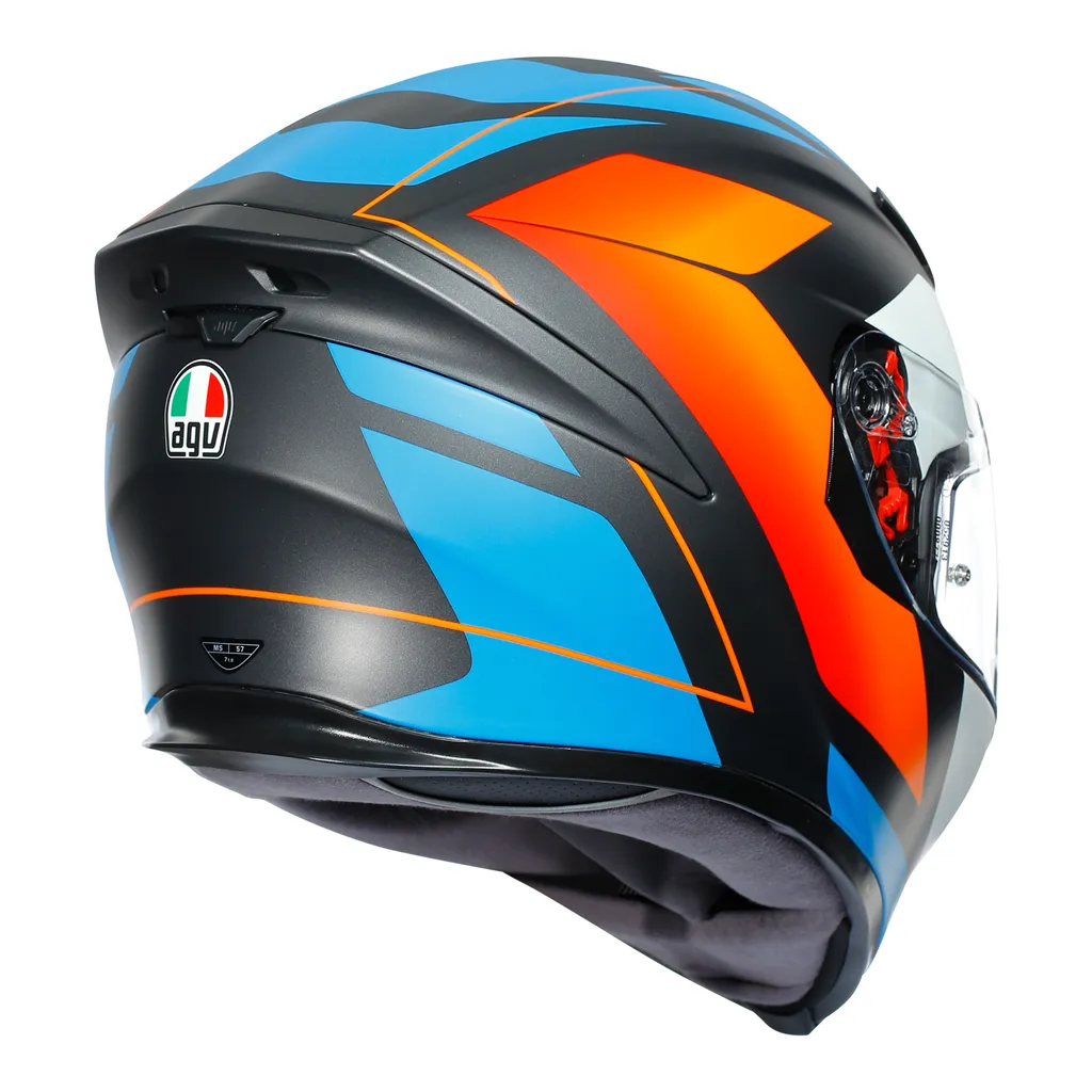 AGV K5-S Core - Matt Black / Blue / Orange