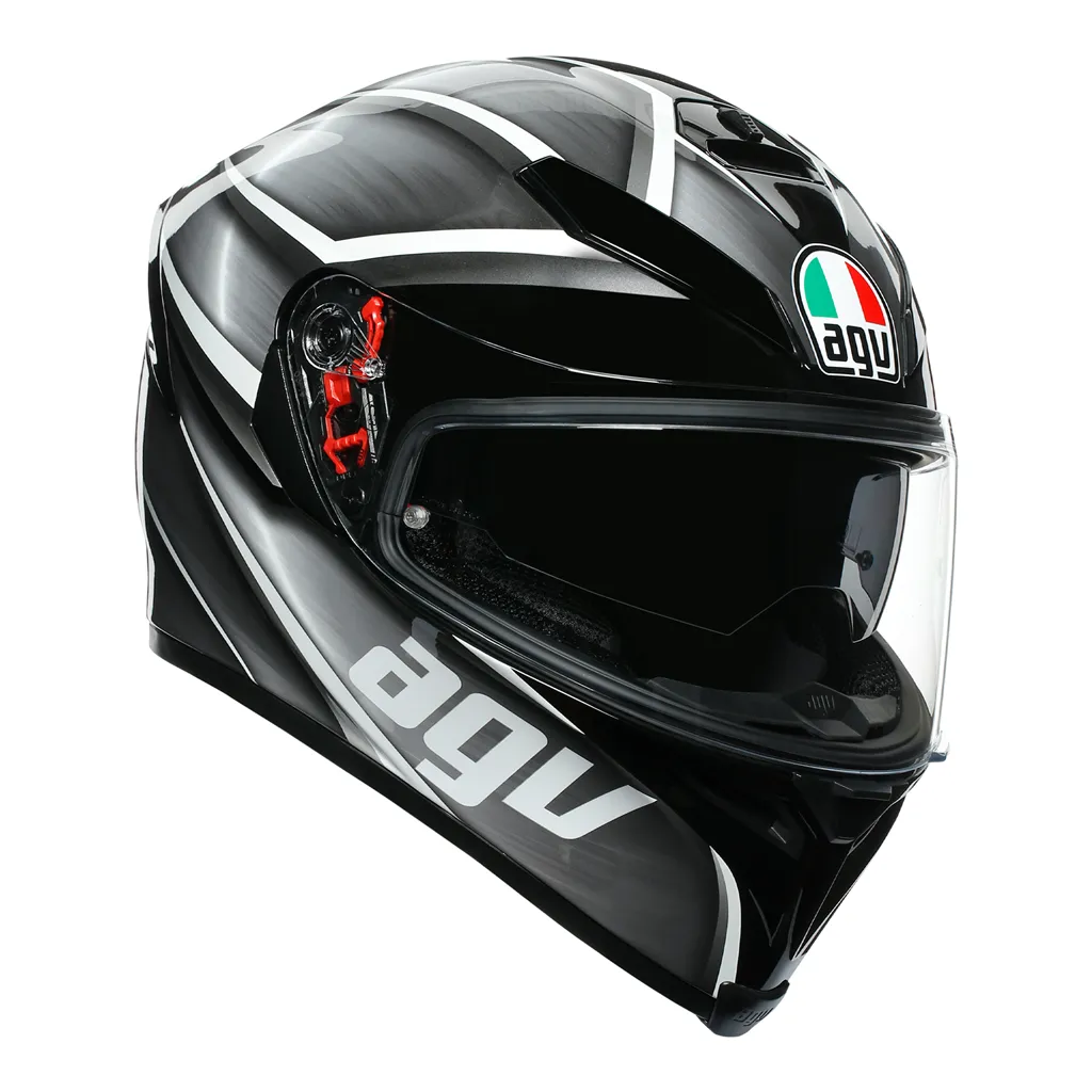 AGV K5-S - Tempest, Black / Silver