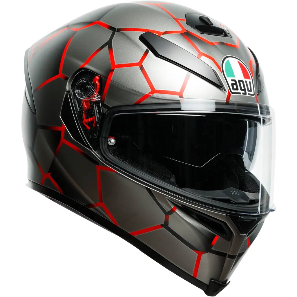 AGV K5-S - Vulcanium, Red