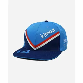 Alpine Racing F1 Kimoa Team Fernando Alonso French GP Hat Flatbrim