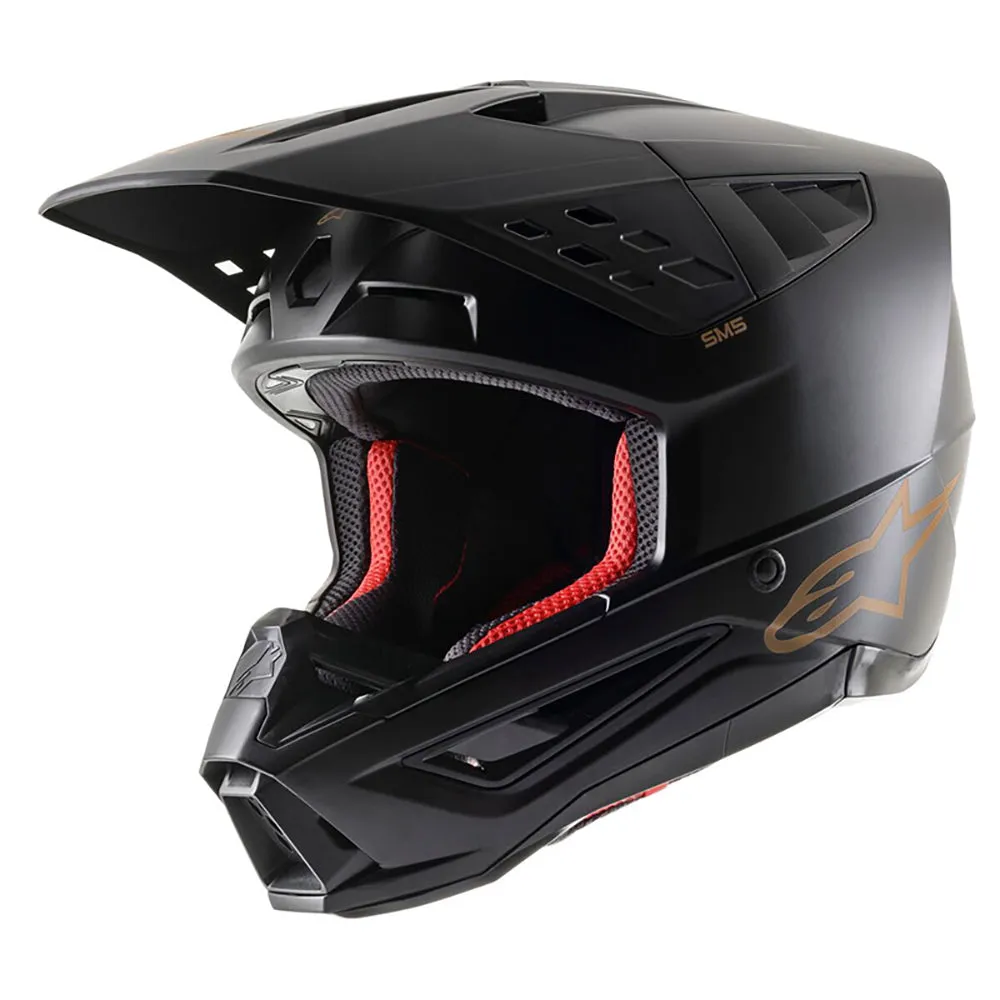 Alpinestars S-M5 Solid Helmet Ece Black Brown Matt