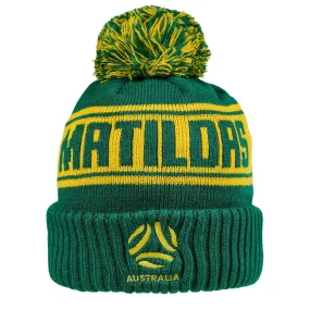 Australia Matildas Striker Adult's Beanie Football Soccer FFA Logo