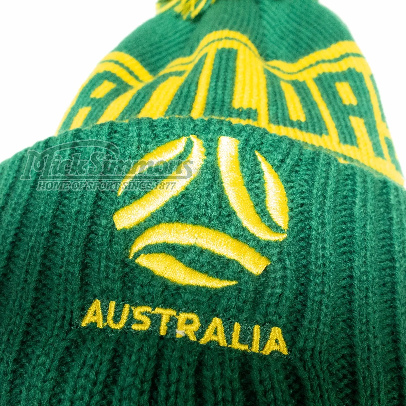 Australia Matildas Striker Adult's Beanie Football Soccer FFA Logo