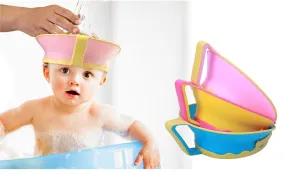 Baby Kids Bath Cap Visor Hat Adjustable Shower Shampoo Protect Eye Ears Hair Wash Shield Waterproof Splashguard for Children In