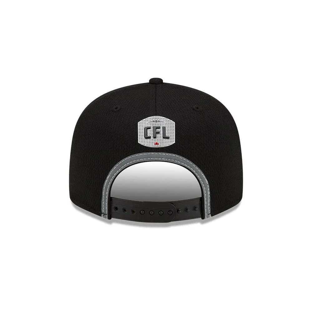 BC Lions CFL Football New Era Sideline 9Fifty Black Snapback Cap Hat