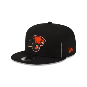 BC Lions CFL Football New Era Sideline 9Fifty Black Snapback Cap Hat