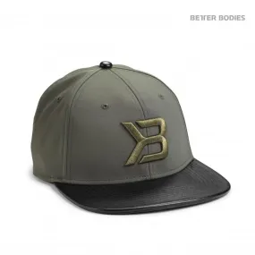 Better Bodies Harlem Flatbill Cap - Military Green