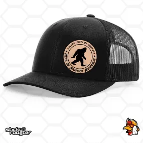 Bigfoot Research Leather Patch hat