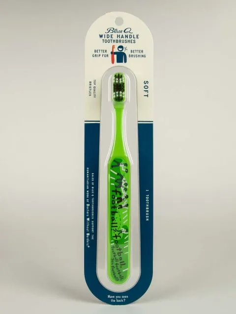 BlueQ "Football? Football. Football Football. Yes, Football" Toothbrush