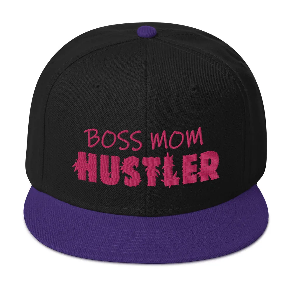 BOSS MOM HUSTLER Snapback Cap