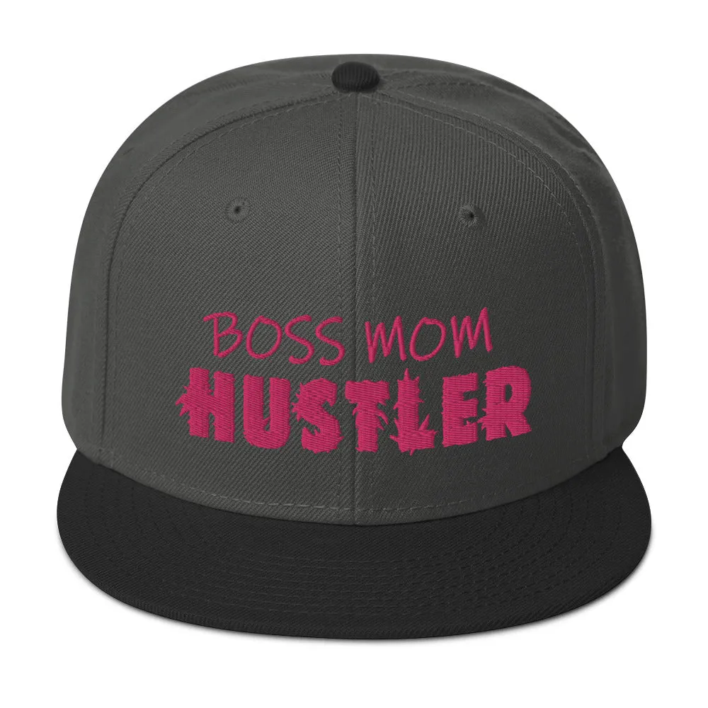 BOSS MOM HUSTLER Snapback Cap