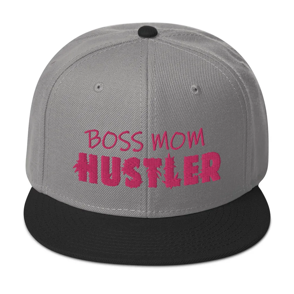 BOSS MOM HUSTLER Snapback Cap