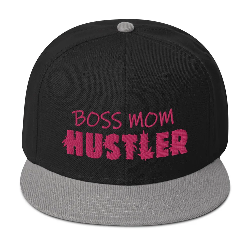 BOSS MOM HUSTLER Snapback Cap