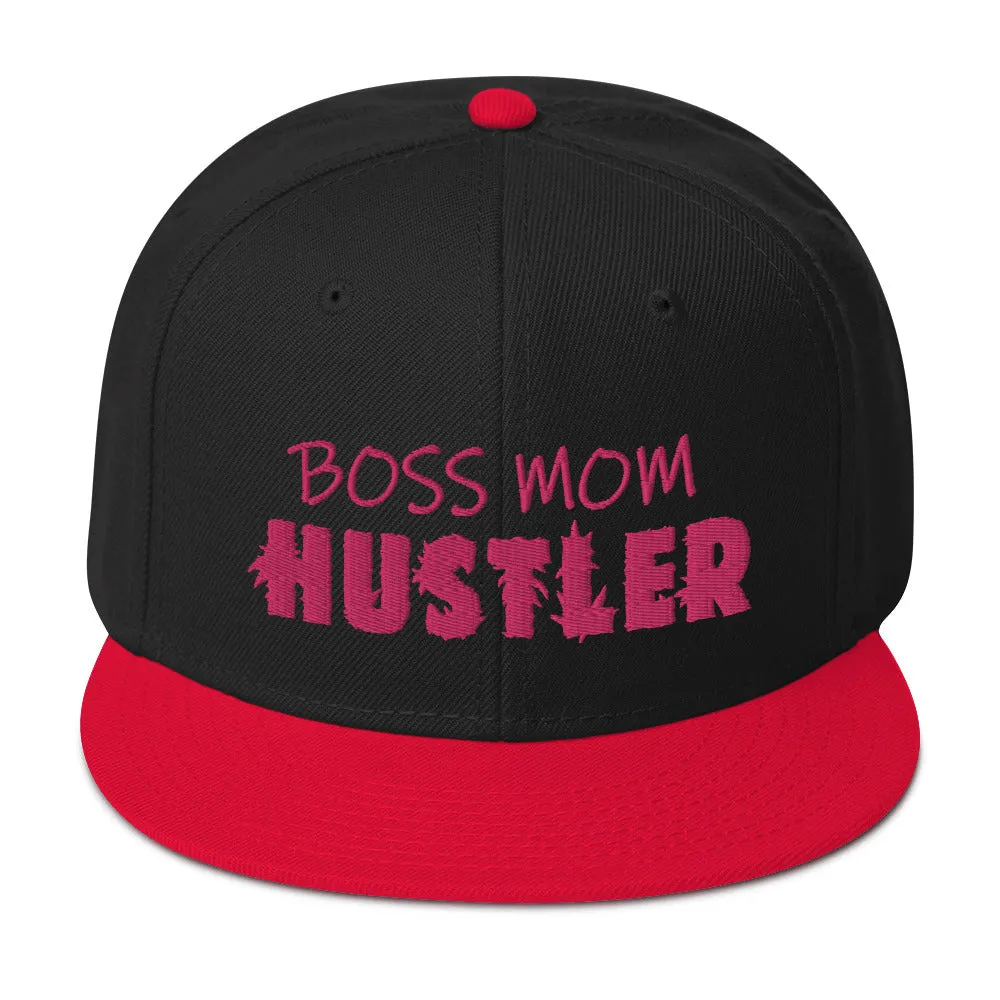 BOSS MOM HUSTLER Snapback Cap