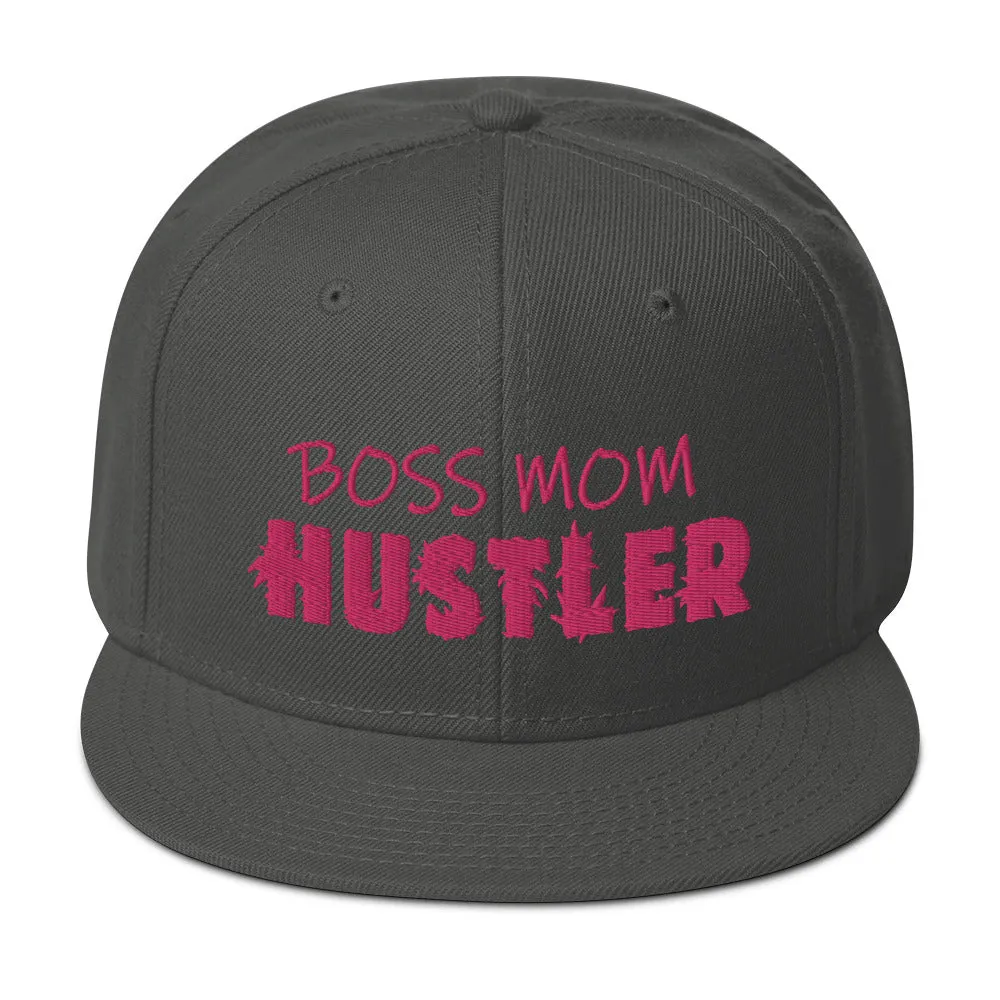 BOSS MOM HUSTLER Snapback Cap