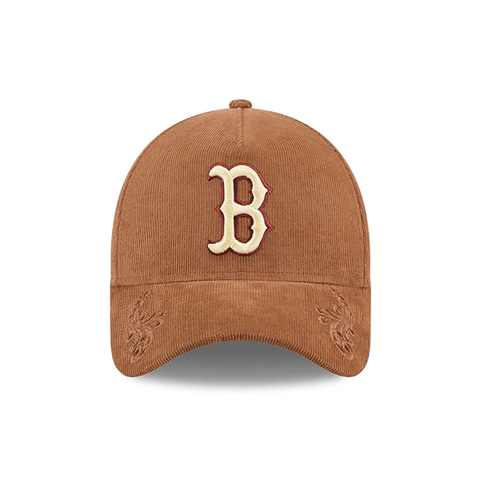 Boston Red Sox Ornamental Cord Brown 9FORTY A-Frame Adjustable Cap