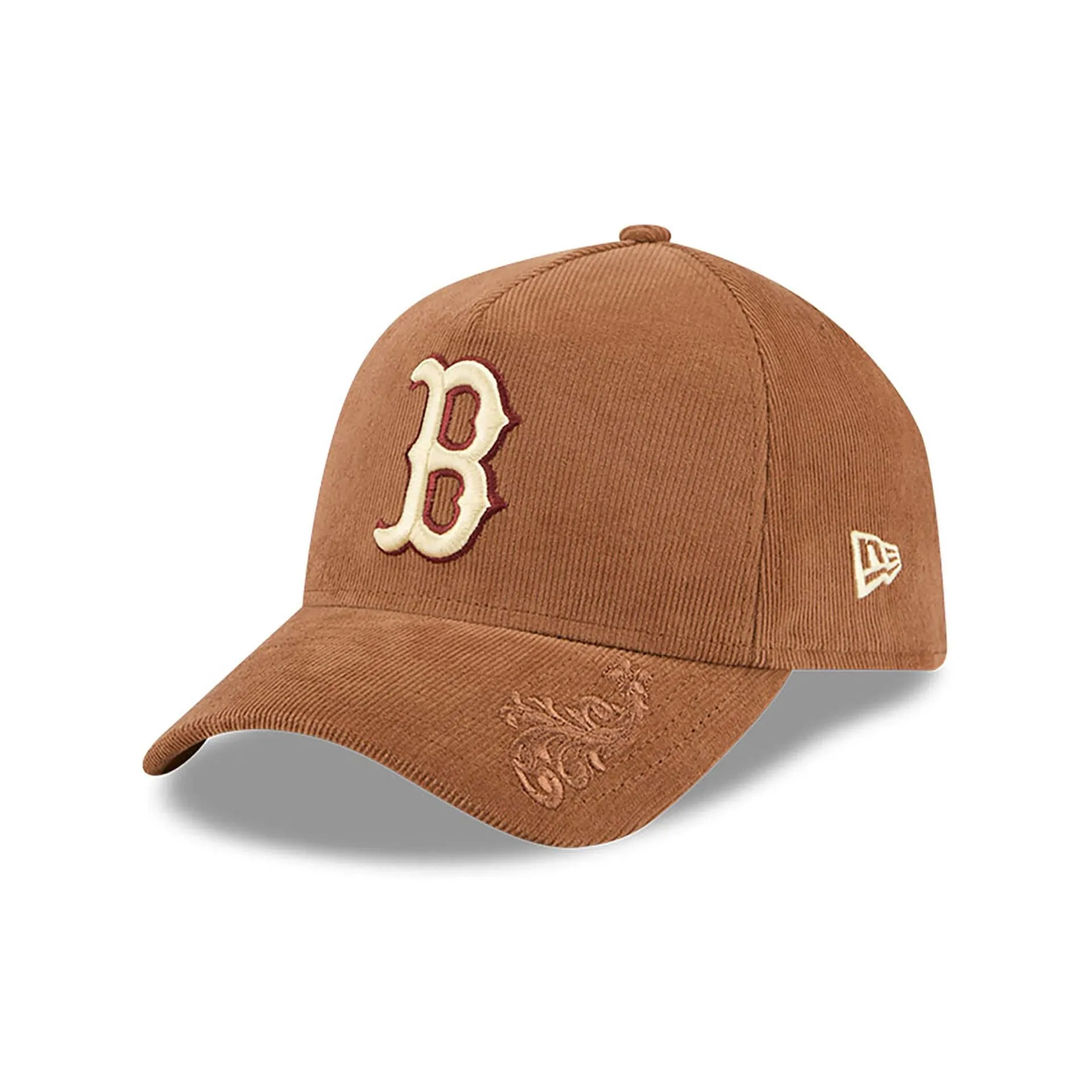 Boston Red Sox Ornamental Cord Brown 9FORTY A-Frame Adjustable Cap