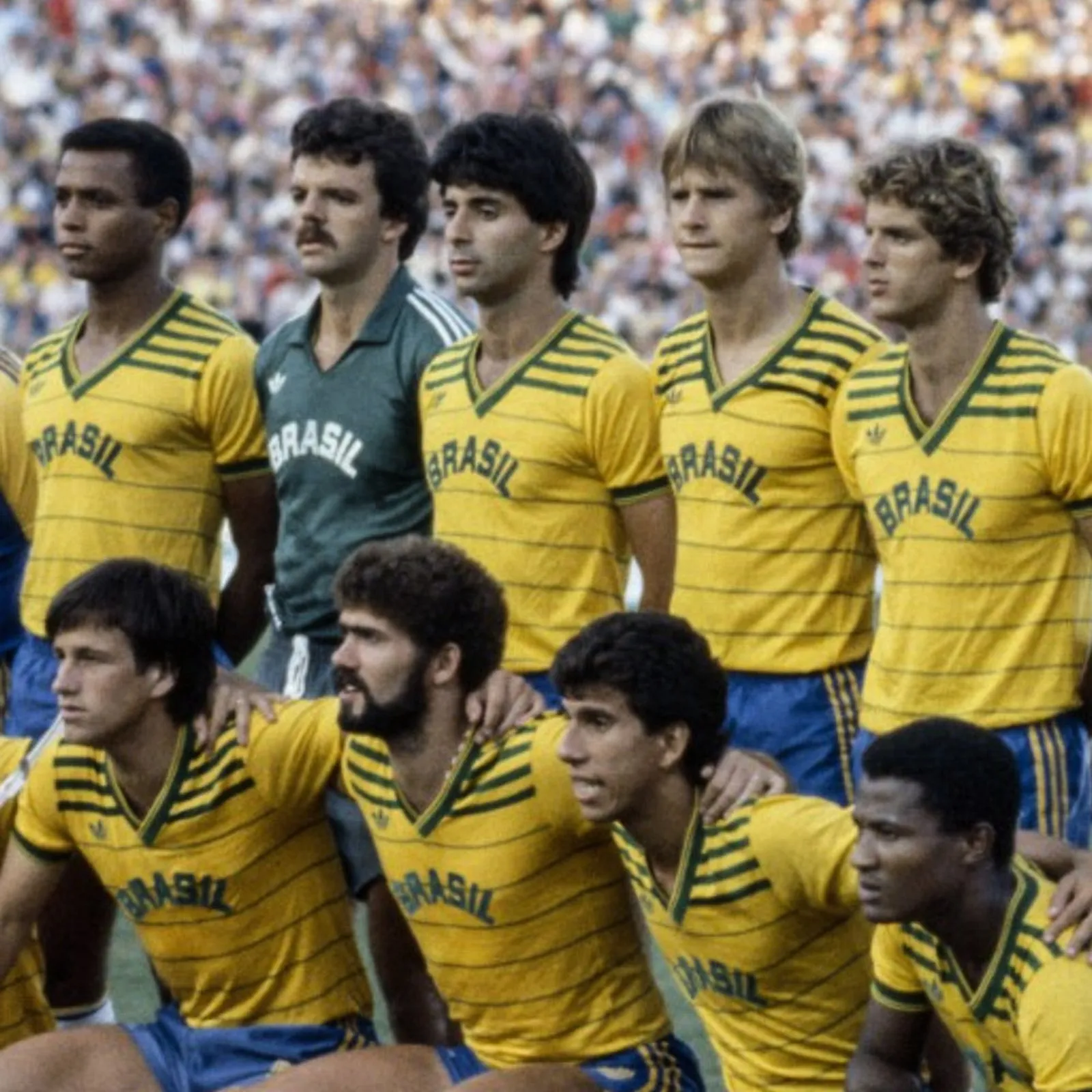 Brazil 1984 Retro Football Shirt Football by COPA Football