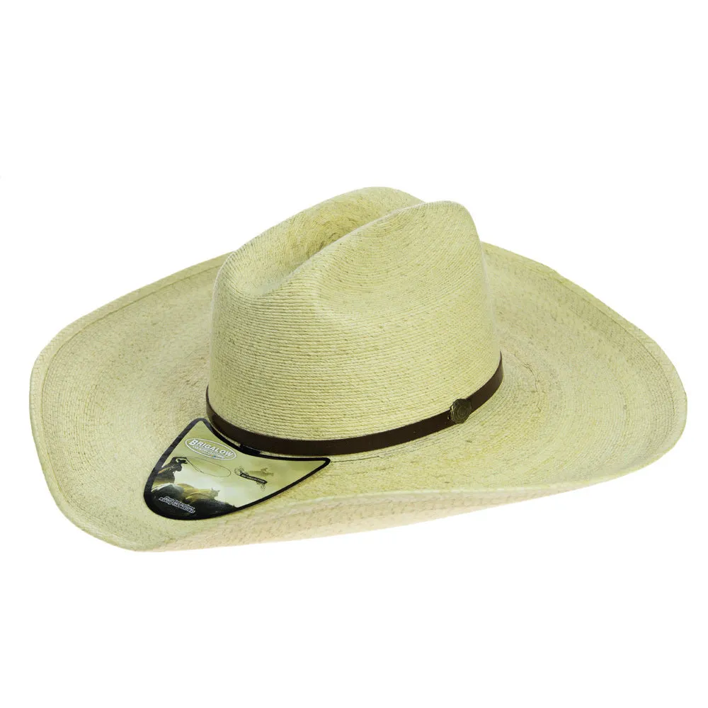 Brigalow Solis Adjustable Natural Palm Leaf Hat - Style 219