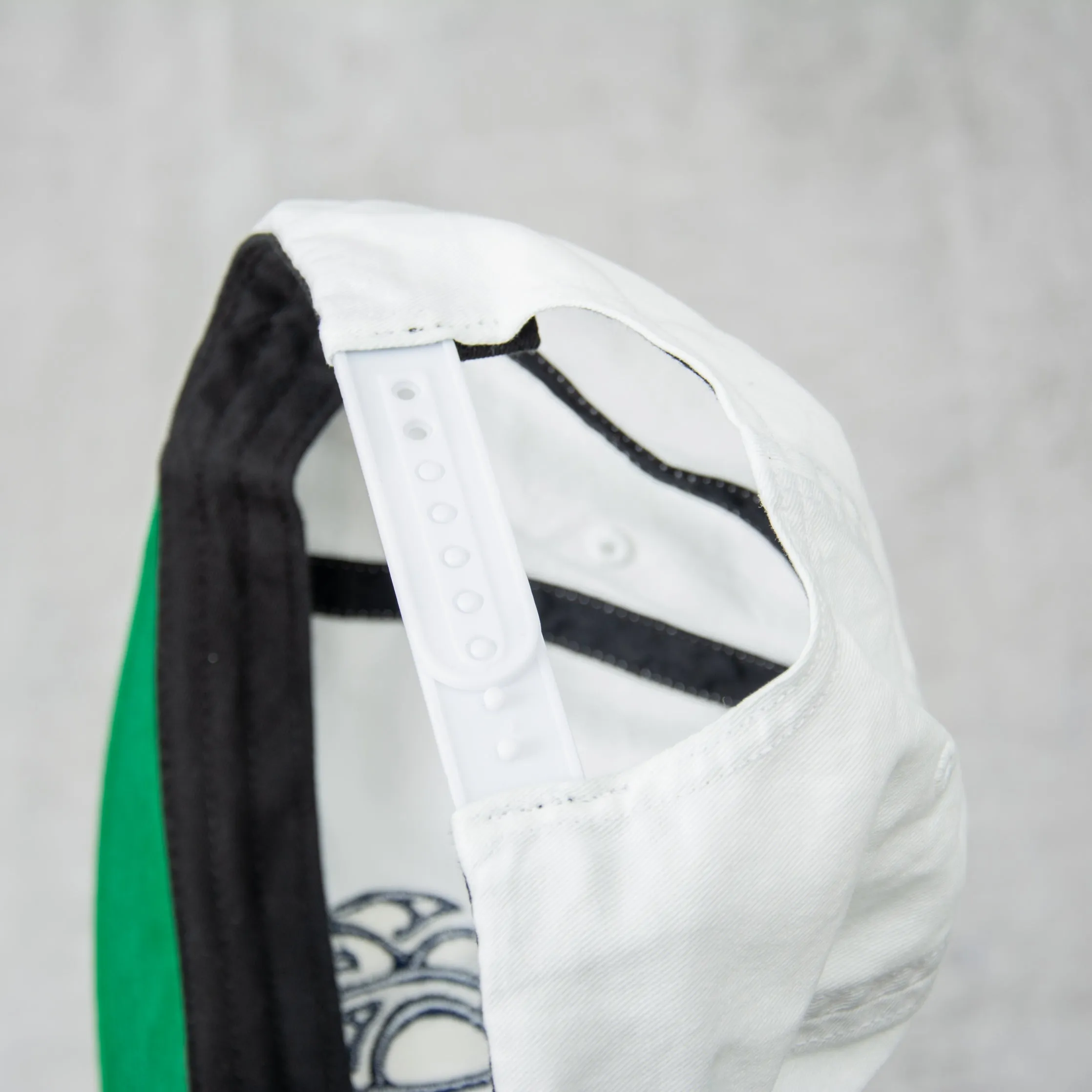 By Parra Circle Tweak Logo 6 Panel Cap - White / Green