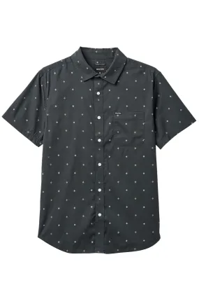 CHARTER PRINT SS Washed Black Pyramid