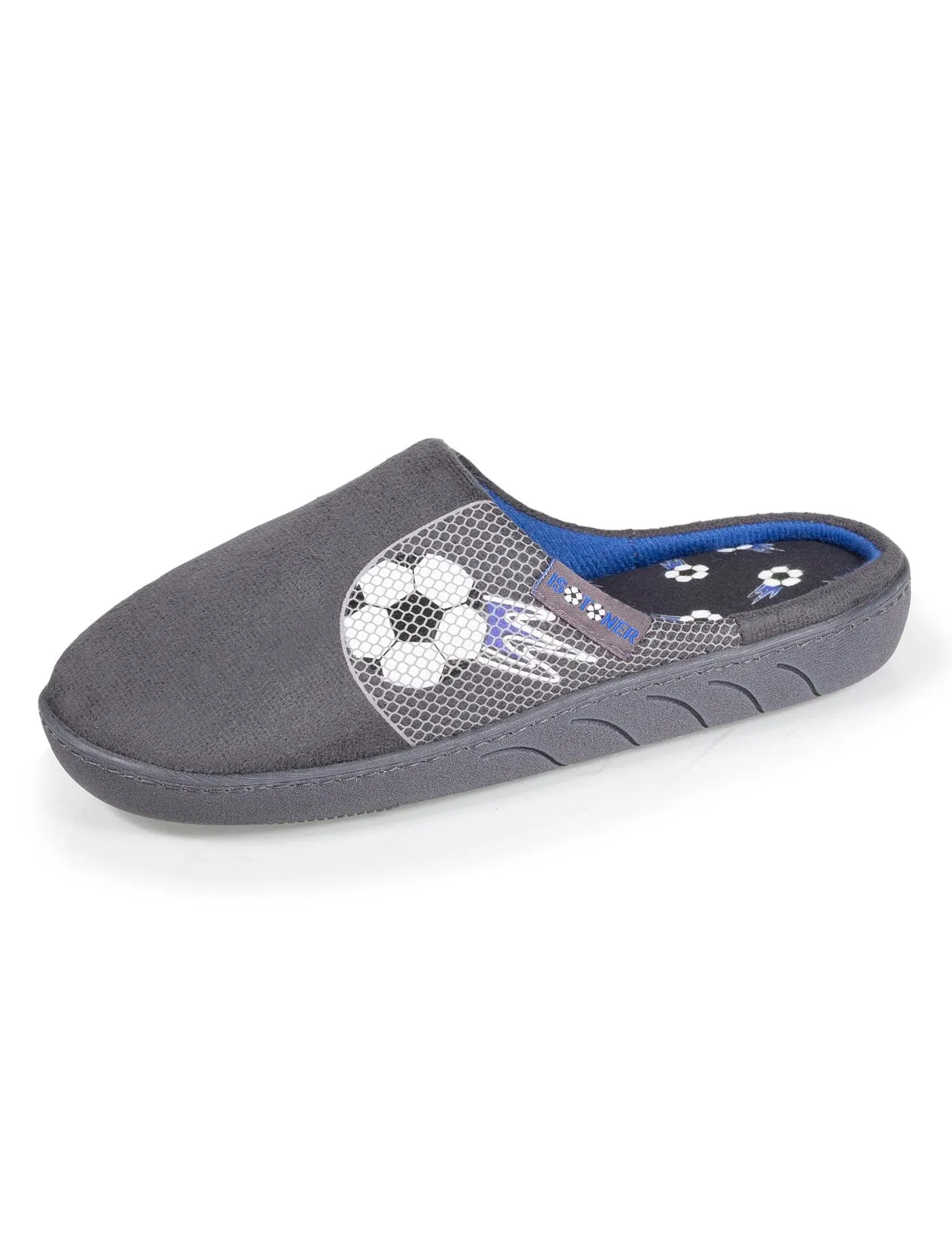 Chaussons mules Junior Foot Gris