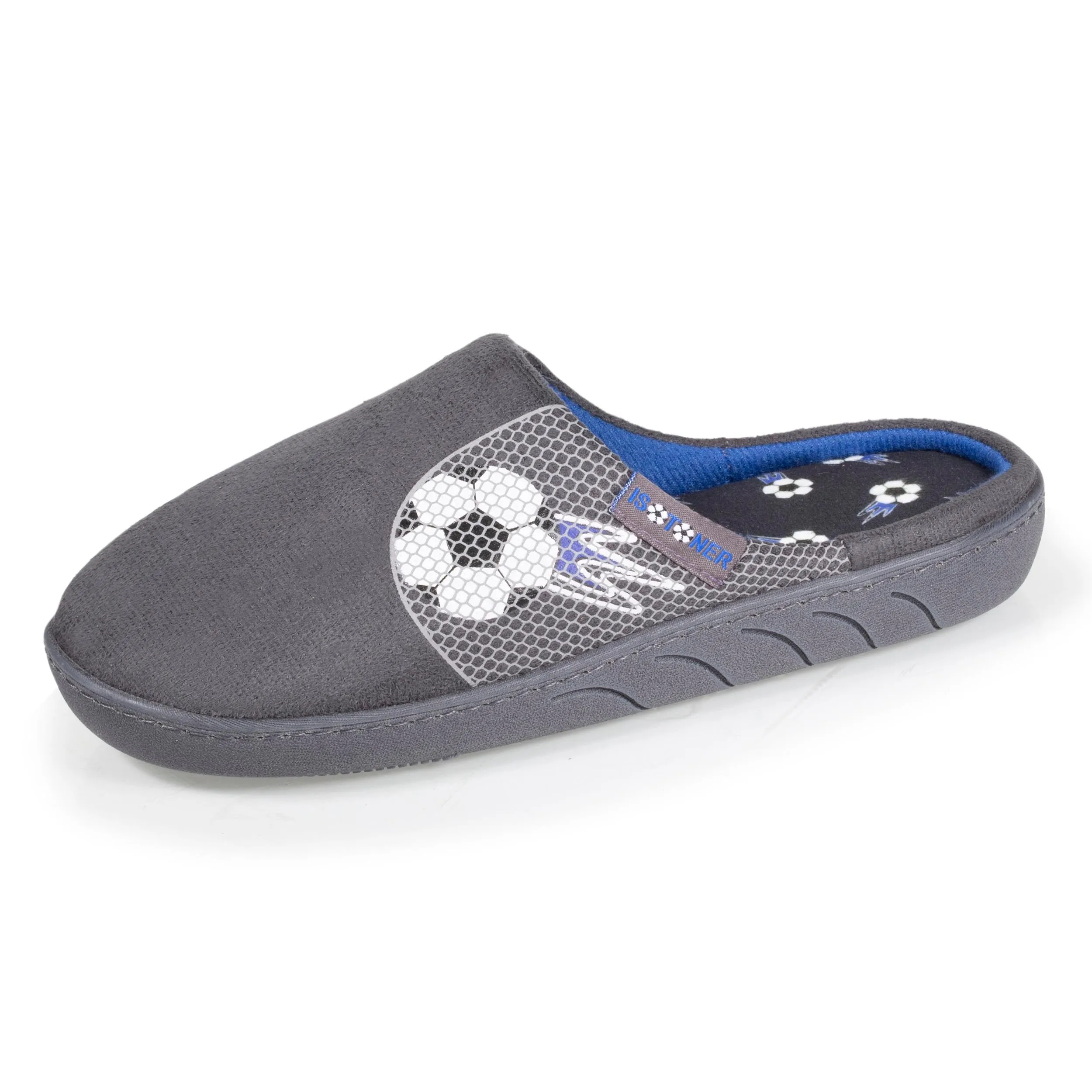 Chaussons mules Junior Foot Gris