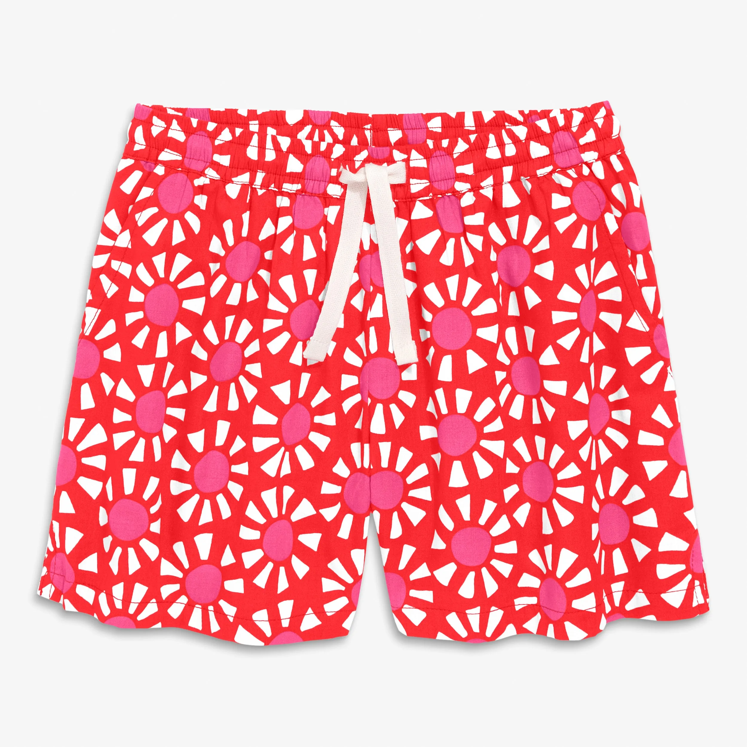 Clearance beach short in cutout suns