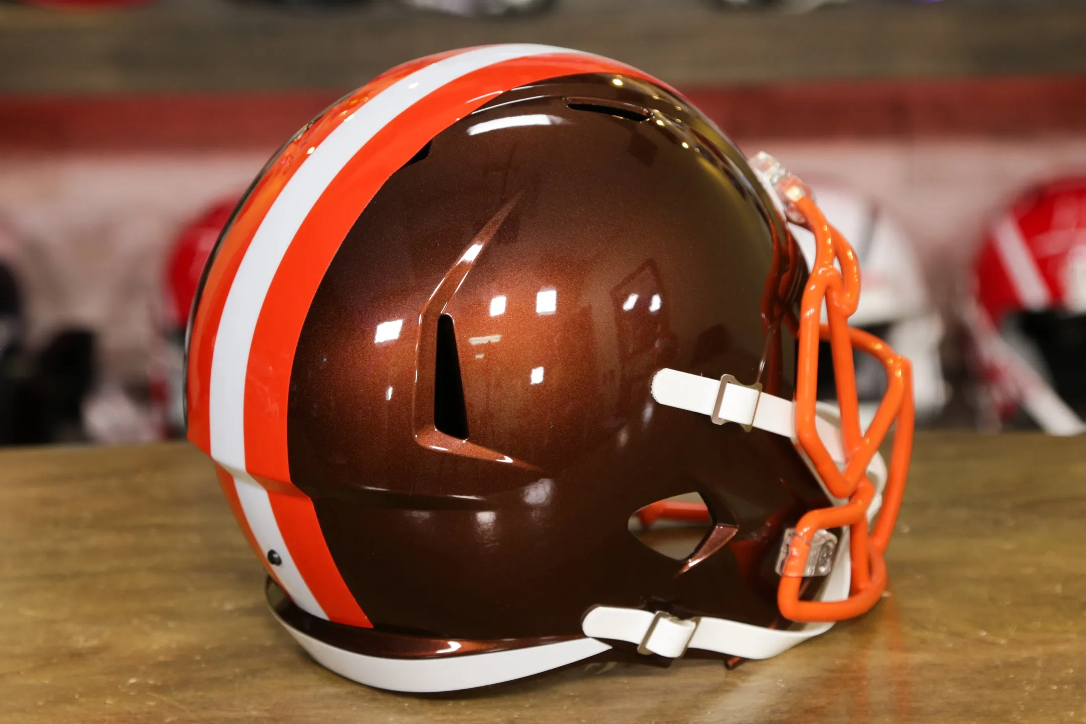 Cleveland Browns Riddell Speed Authentic Helmet - Flash