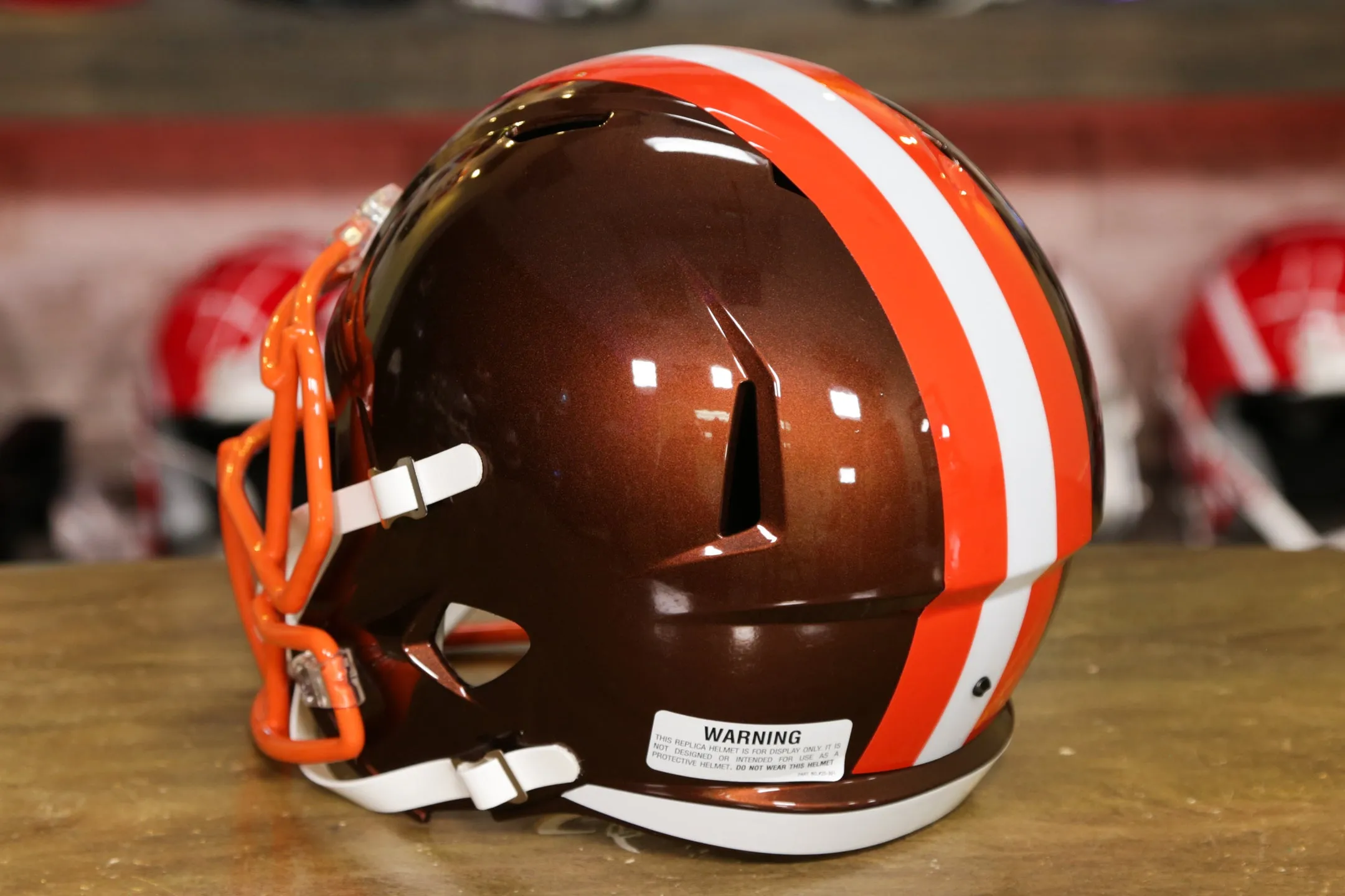 Cleveland Browns Riddell Speed Authentic Helmet - Flash