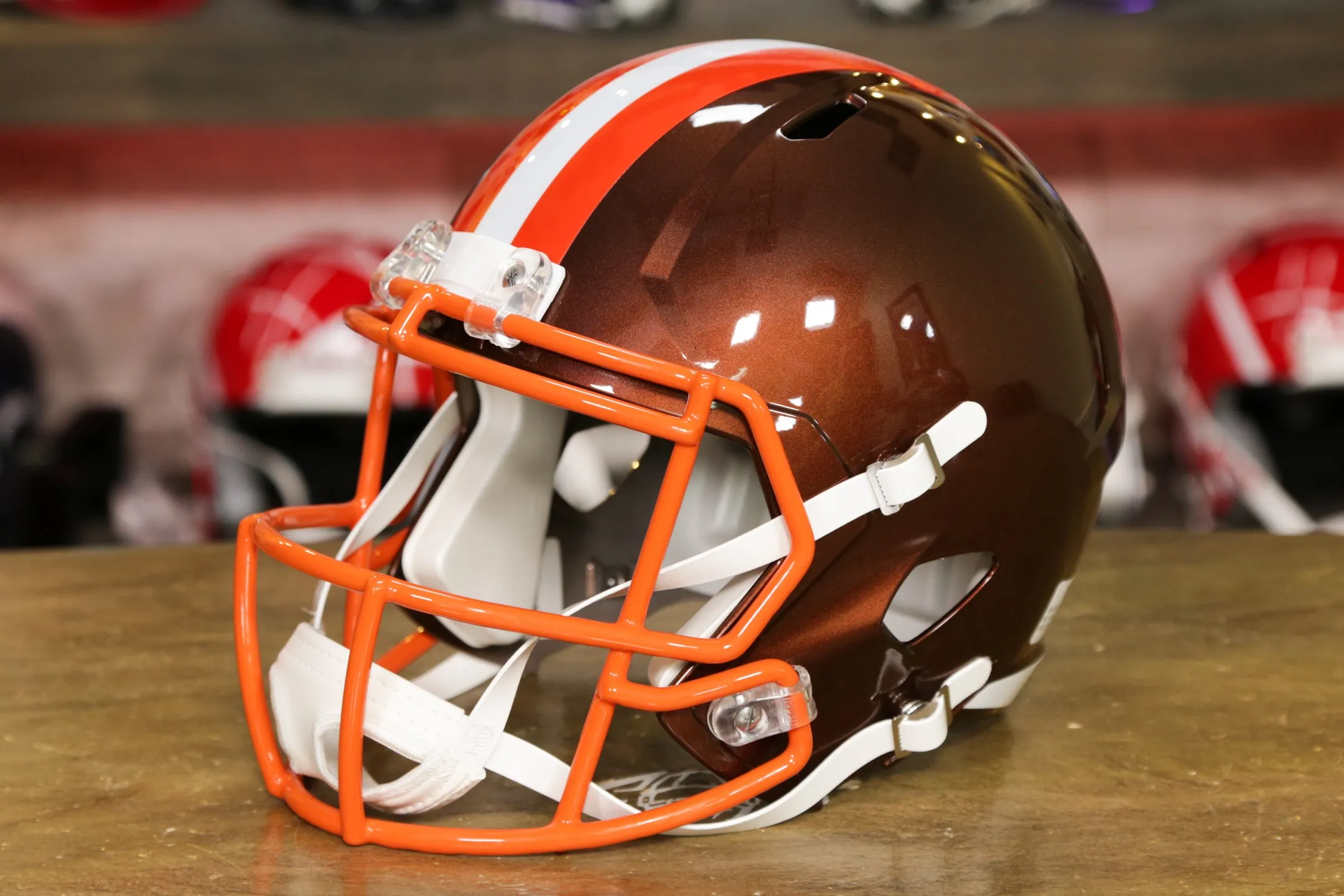 Cleveland Browns Riddell Speed Authentic Helmet - Flash