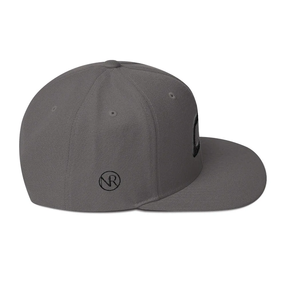 Colorado - Flat Brim Hat - Black Embroidery - CO - Many Hat Color Options Available