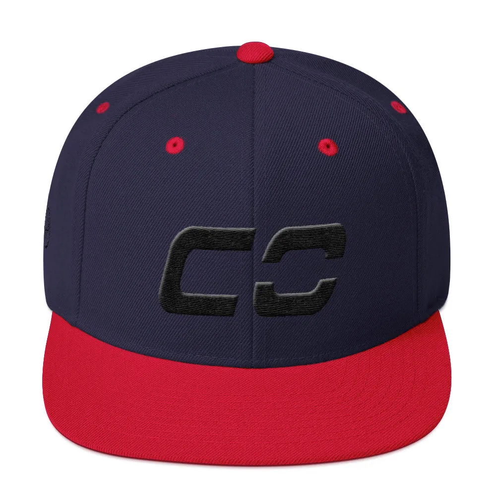 Colorado - Flat Brim Hat - Black Embroidery - CO - Many Hat Color Options Available