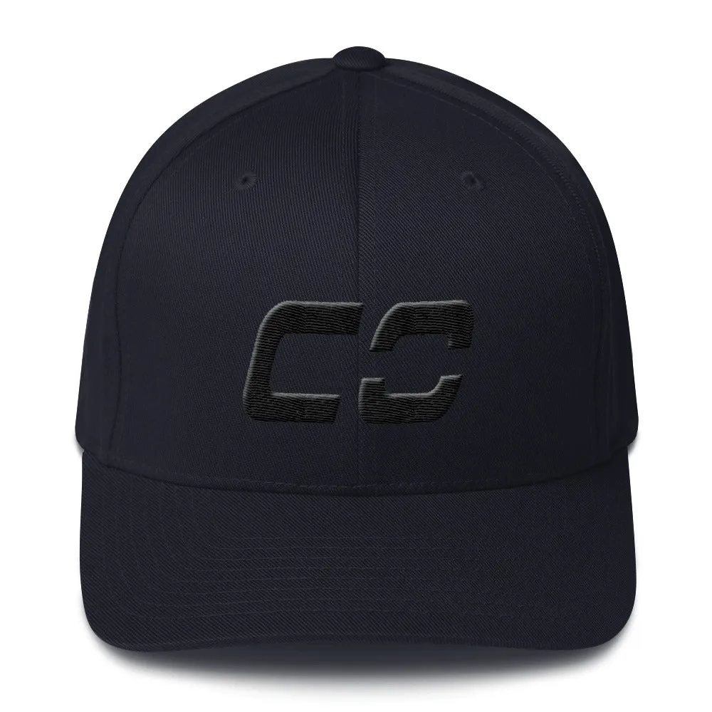 Colorado - Structured Twill Cap - Black Embroidery - CO - Many Hat Color Options Available