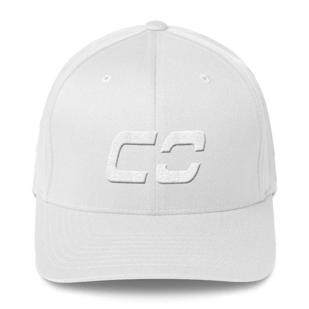 Colorado - Structured Twill Cap - White Embroidery - CO - Many Hat Color Options Available