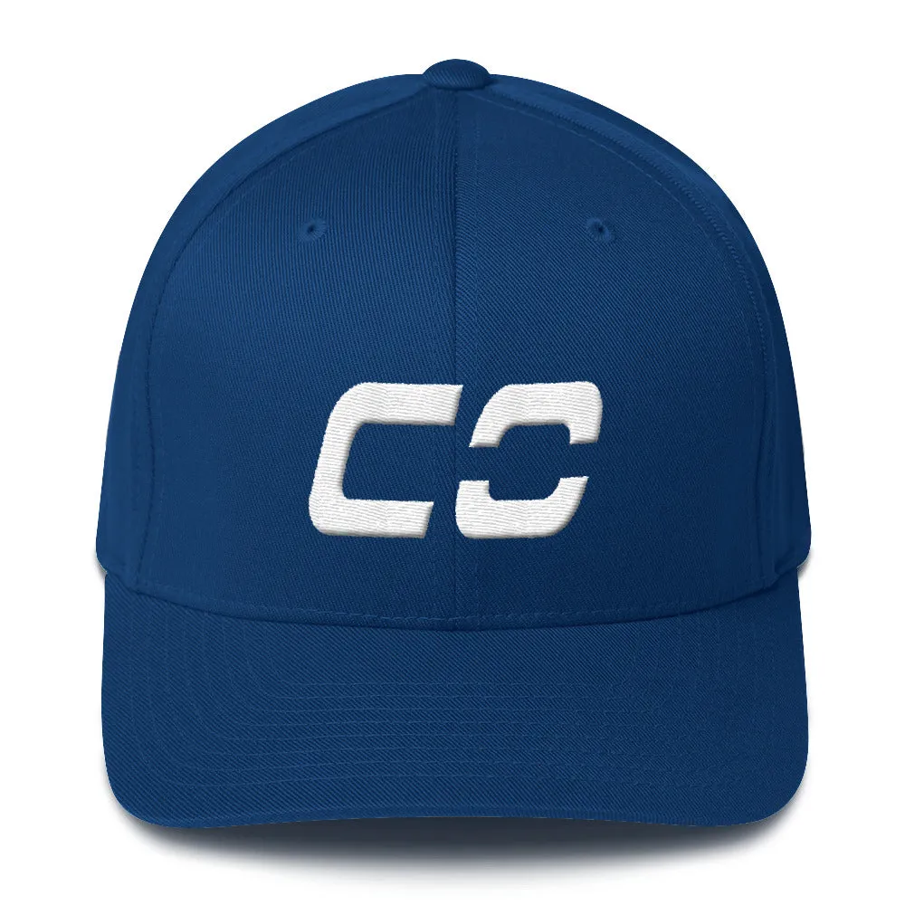 Colorado - Structured Twill Cap - White Embroidery - CO - Many Hat Color Options Available