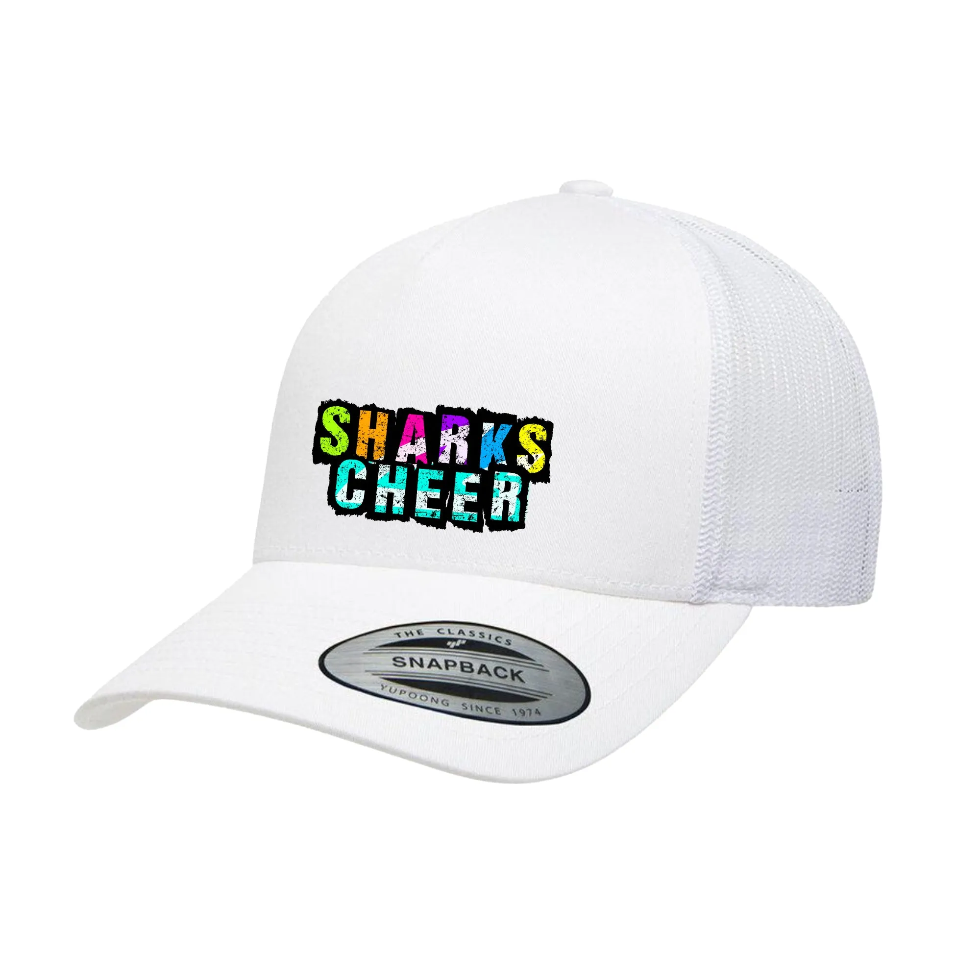 CSS - Rainbow Sharks - Snapback Panel Hat